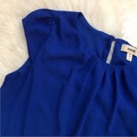 meraki Cap Sleeve Blouse - Picture 2 of 6
